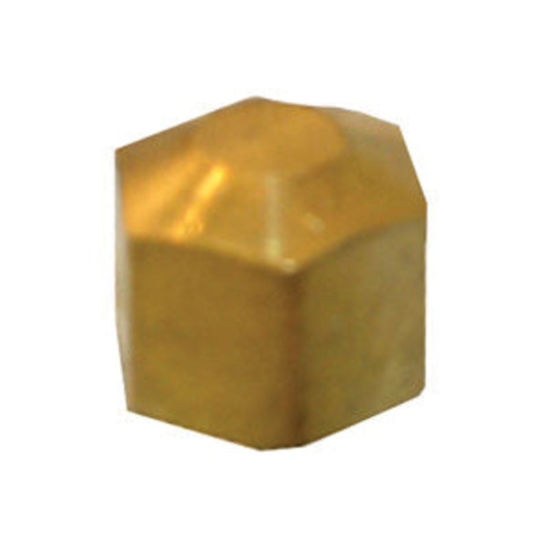 LASCO 17-6187 Cap, 1/2 in Compression, Brass