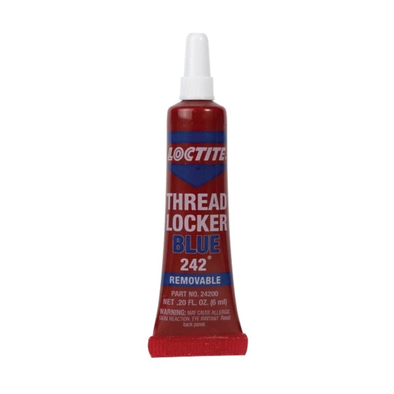 LOCTITE Blue 242 Series 209728 Threadlocker, Medium Strength, Liquid, Blue, 24 hr Curing, 0.2 oz, Tube